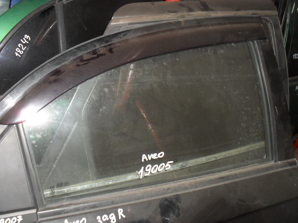 Chevrolet Aveo (T250) (2005 - 2011) Стекло двери задней правой ()